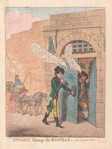 Bürger besuchen die Bastille, veröffentlicht 1799