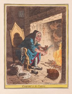 Komfort für die Hühneraugen von James Gillray
