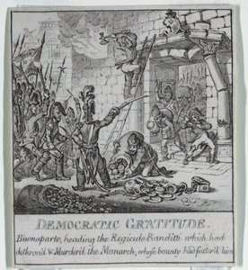 Demokratie, oder eine Skizze von James Gillray