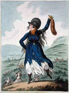 Diana kehrt von der Jagd zurück, veröffentlicht von Hannah Humphrey 1802