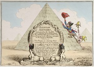 Ägyptische Skizzen, veröffentlicht von Hannah Humphrey 1799
