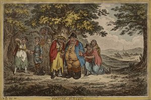Glückssuche, veröffentlicht am 20. November von James Gillray