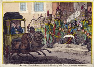 DEUTSCHE NONCHALANCE – ODER DER ÄRGER DES KLEINEN BONEY. 1803
