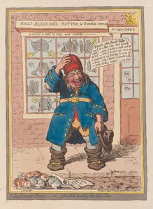 La Bonnet Rouge oder John Bull umgeht die Hutsteuer, ca. 1797 von James Gillray