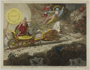Licht vertreibt die Dunkelheit, Verdunstung von stygischen Ausdünstungen, oder Die Sonne der Verfassung, die sich über die Wolken der Opposition erhebt