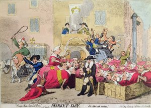 Markttag von James Gillray