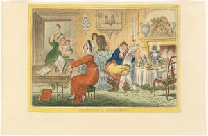 Eheliche Harmonien (Recto) von James Gillray