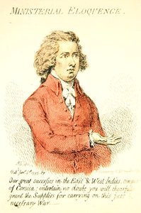 Ministerielle Beredsamkeit, veröffentlicht von Hannah Humphrey 1795 (Detail) von James Gillray