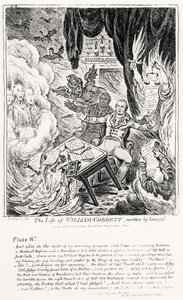 Tafel 8, aus Das Leben von William Cobbett, geschrieben von ihm selbst, veröffentlicht von H. Humphrey, 1809 von James Gillray
