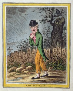Raues Wetter, veröffentlicht von Hannah Humphrey im Jahr 1808