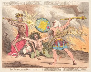 Sünde, Tod und der Teufel, siehe Milton