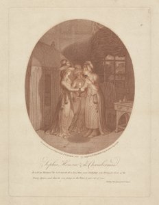 Sophia, Honour und das Zimmermädchen, Szene aus Tom Jones von Henry Fielding (1707-54) von James Gillray