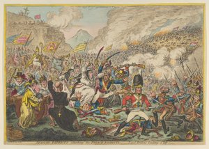 Spanische Patrioten greifen die französischen Banditen an - Loyal Britons helfen, 15. August 1808