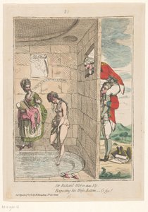 Karikatur von Sir Richard Worsley von James Gillray