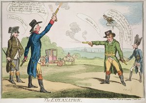 Die Erklärung, veröffentlicht von Hannah Humphrey, 1787