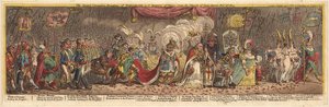 Der große Krönungszug von Napoleon I., Kaiser von Frankreich, von der Kirche Notre-Dame, 1805