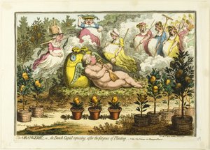 Die Orangerie von James Gillray
