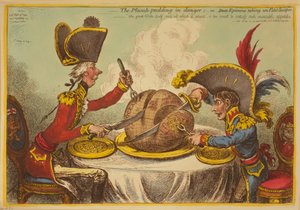 Der Pflaumenpudding in Gefahr oder Staatsfeinschmecker nehmen ein kleines Abendessen