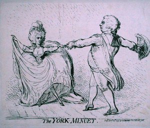 Der York Minuet von James Gillray