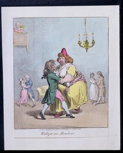 Waltzer au Mouchoir, veröffentlicht von Hannah Humphrey im Jahr 1800