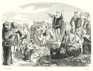 Lord Byrons Childe Harold, Canto IV, Strophe 114 (Gravur) von James Godwin