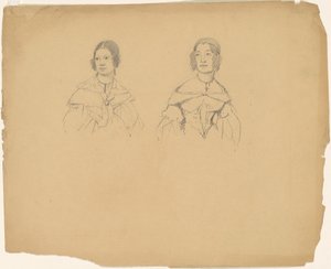Zwei Frauen von James Goodwyn Clonney