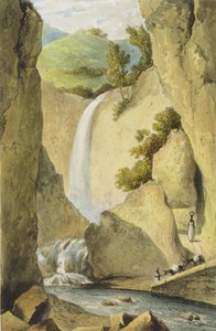 Wasserfall an der Windward Road in der Nähe von Kingston, aus 