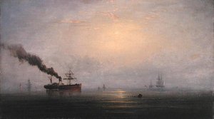 Nebliger Morgen an der Themse, ca. 1874