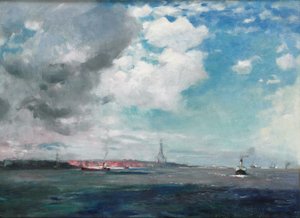 New Brighton vom Mersey aus, 1907