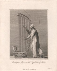 Freskomalerei in den Gräbern von Theben von James Heath