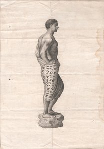 Statue eines Mannes von James Heath
