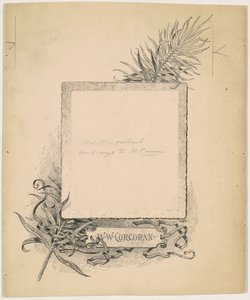 Frontispiz, Porträt von W. W. Corcoran von James Henry Moser