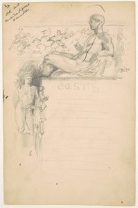 Studie für "Abgüsse antiker Skulpturen: Das Parthenon" von James Henry Moser