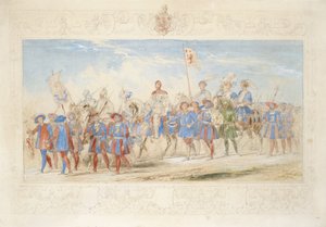 James Oglivie Fairlie Esq., Ritter des Goldenen Löwen, 1839