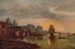 Greenwich Hospital vom Fluss aus, 1854