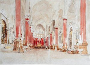Innenansicht der Kirche San Giovanni e Paolo, Venedig von James Holland