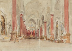 Innenraum der Kirche San Giovanni e Paolo, Venedig von James Holland