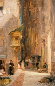 Straße in Genua