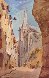 Die Kirche St. Severin, Paris, 19. Jahrhundert von James Holland