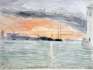 Die Zattere, Sonnenuntergang von James Holland