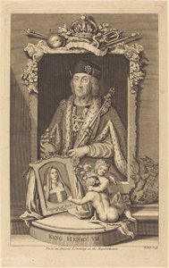 König Heinrich VII. von James Hulett after George Vertue