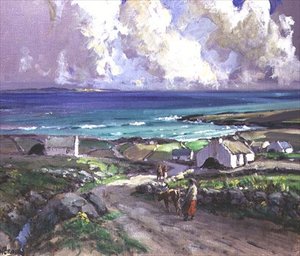 Atlantik von Bloody Foreland, Devon