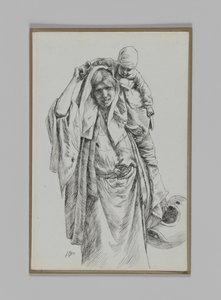 Eine typische Frau von Jerusalem, Illustration aus Das Leben unseres Herrn Jesus Christus