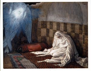 Verkündigung, Illustration für Das Leben Christi, ca. 1886-96 von James Jacques Joseph Tissot