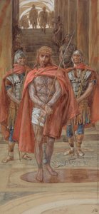 Christus verlässt die Gerichtshalle, Illustration für Das Leben Christi von James Jacques Joseph Tissot