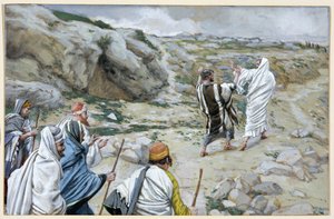 Weiche von mir, Satan, Illustration für Das Leben Christi von James Jacques Joseph Tissot