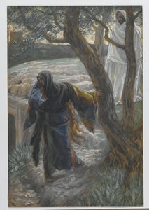 Jesus erscheint Maria Magdalena, Illustration aus Das Leben unseres Herrn Jesus Christus, 1886-94 von James Jacques Joseph Tissot