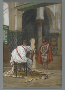 Jesus vor Pilatus - Zweites Verhör, Illustration aus Das Leben unseres Herrn Jesus Christus, 1886-94 von James Jacques Joseph Tissot
