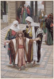 Jesus im Tempel gefunden, Illustration für Das Leben Christi, ca. 1886-94
