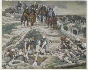 Jesus aus der Zisterne genommen, Illustration aus Das Leben unseres Herrn Jesus Christus, 1886-94 von James Jacques Joseph Tissot